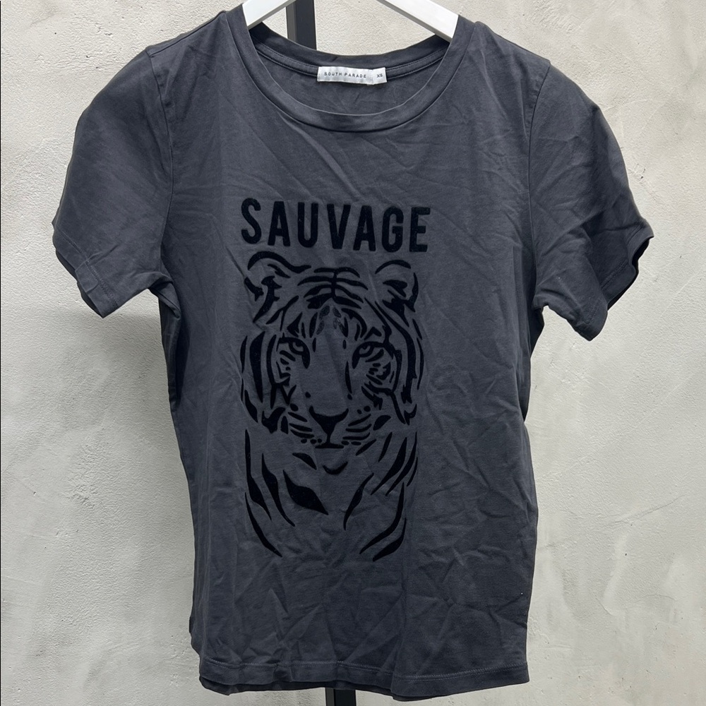Charcoal Tiger Graphic Tee